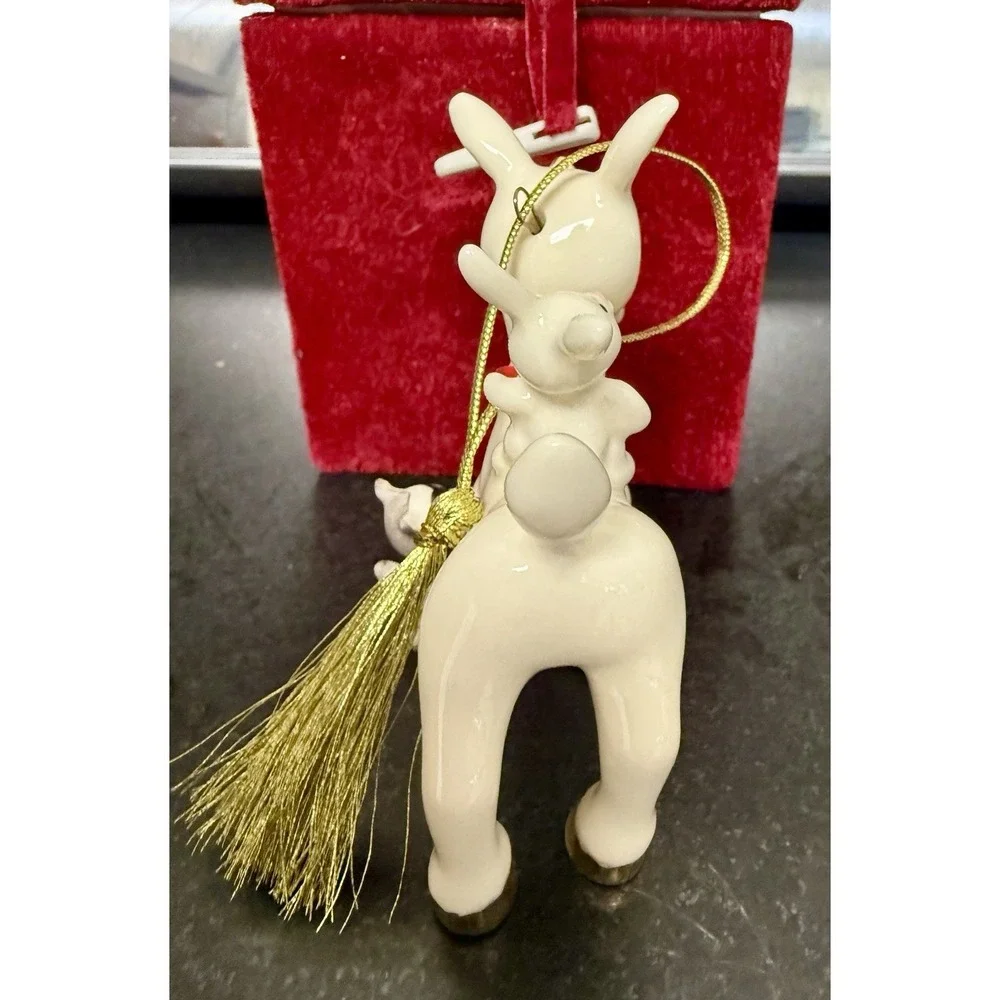 LENOX RUDOLPH'S FURRY FRIENDS MISFIT RIDE - Disney Ornament - 2019 -- Rare